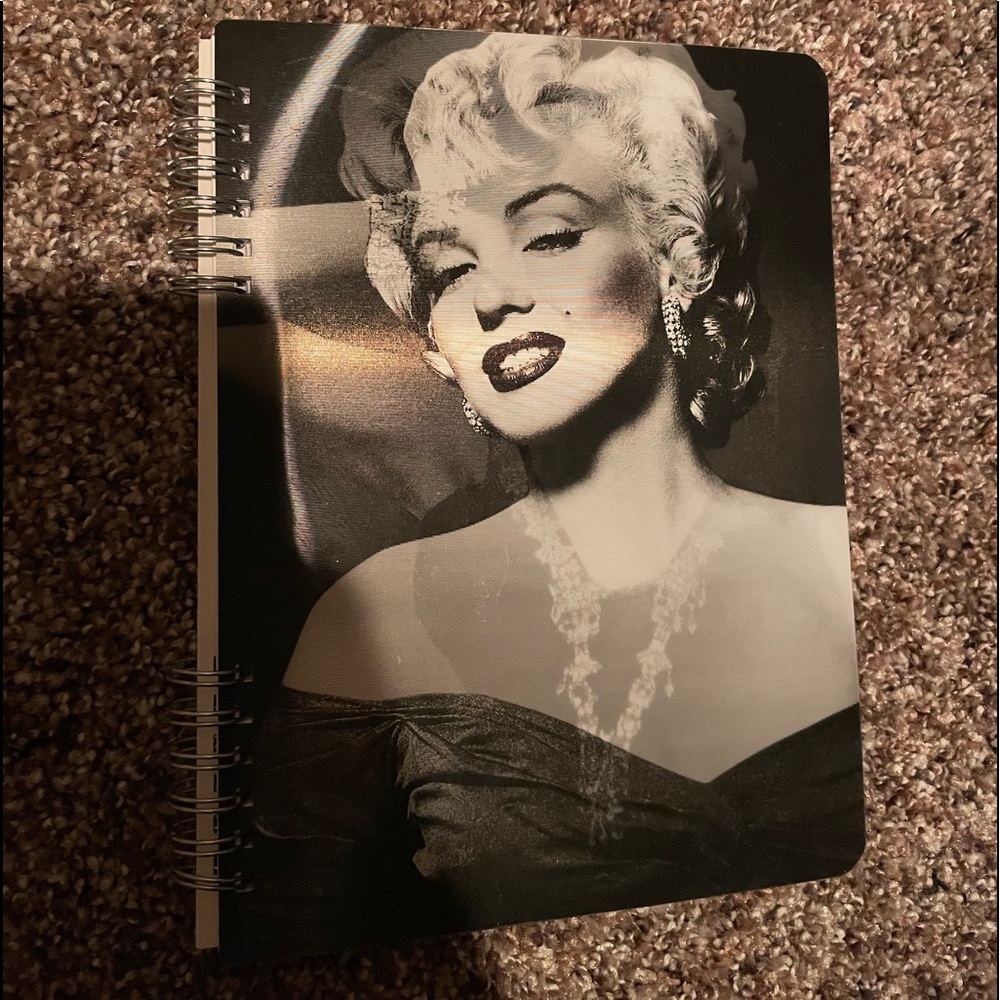 Marilyn Monroe notebook